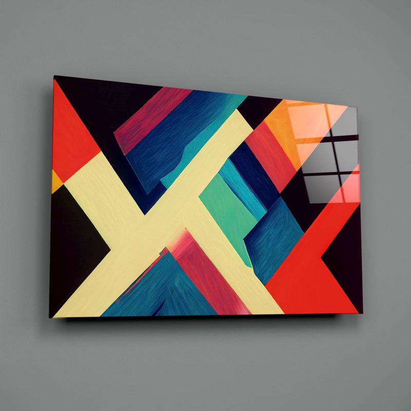 Corners Glass Wall Art  || Designers Collection