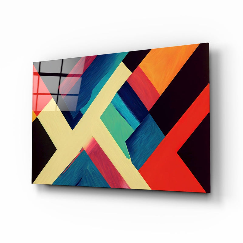 Corners Glass Wall Art  || Designers Collection