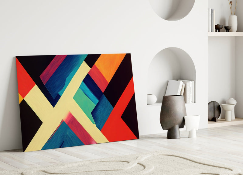 Corners Glass Wall Art  || Designers Collection