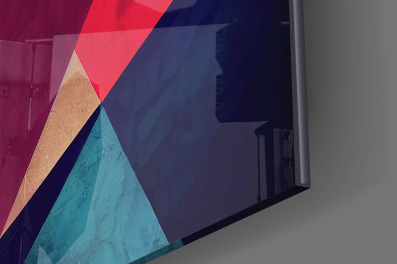 Corners Glass Wall Art  || Designers Collection