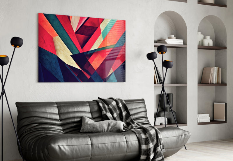 Corners Glass Wall Art  || Designers Collection