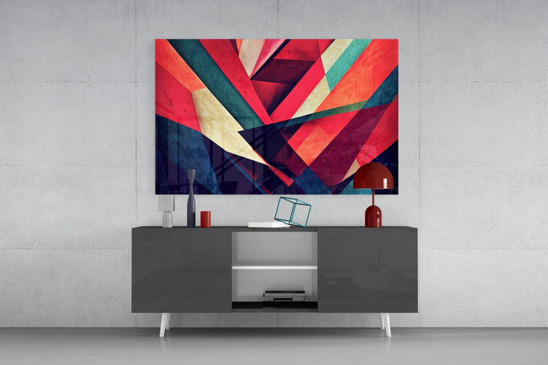 Corners Glass Wall Art  || Designers Collection