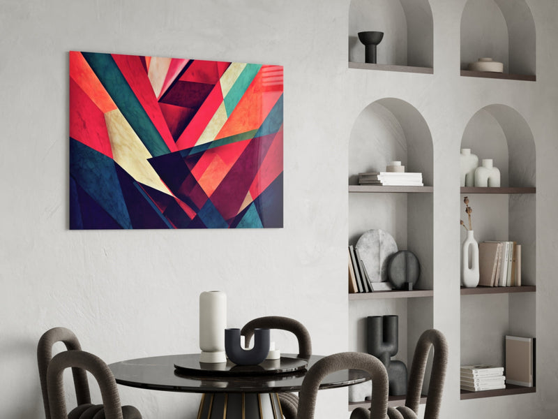 Corners Glass Wall Art  || Designers Collection