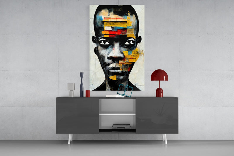 The Rebellious Look Glass Wall Art  || Designer Collection