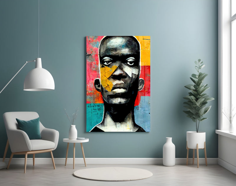 The Rebellious Look Glass Wall Art  || Designer Collection