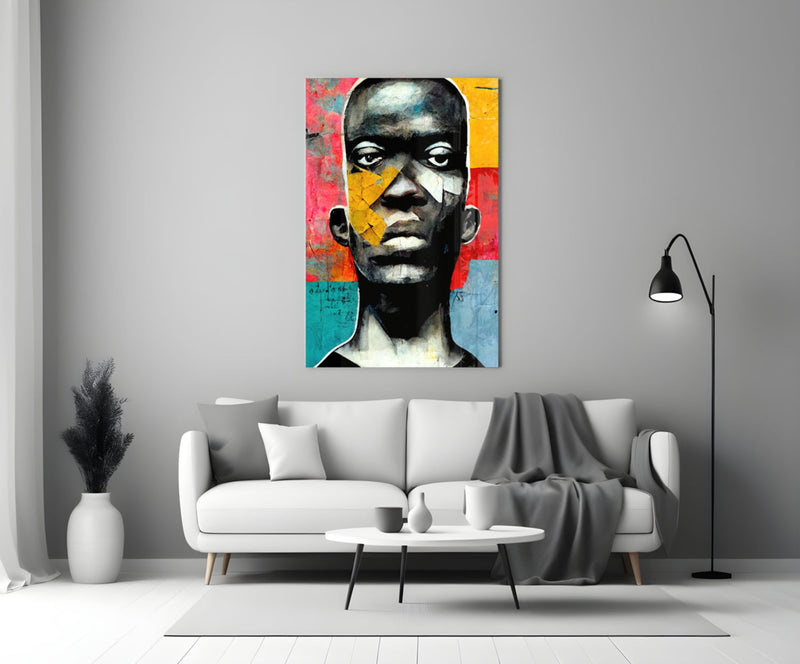 The Rebellious Look Glass Wall Art  || Designer Collection