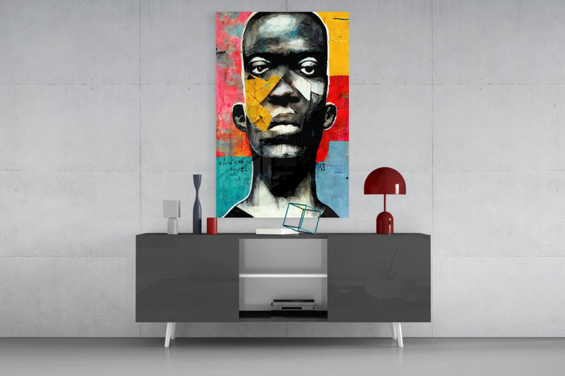 The Rebellious Look Glass Wall Art  || Designer Collection