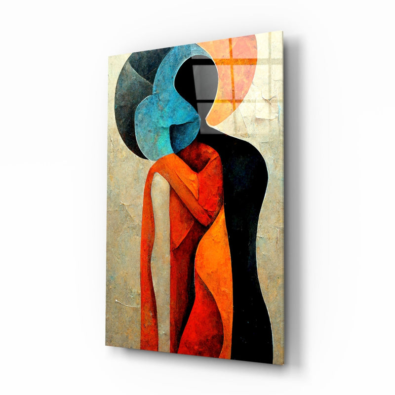 Hug Glass Wall Art  || Designer Collection
