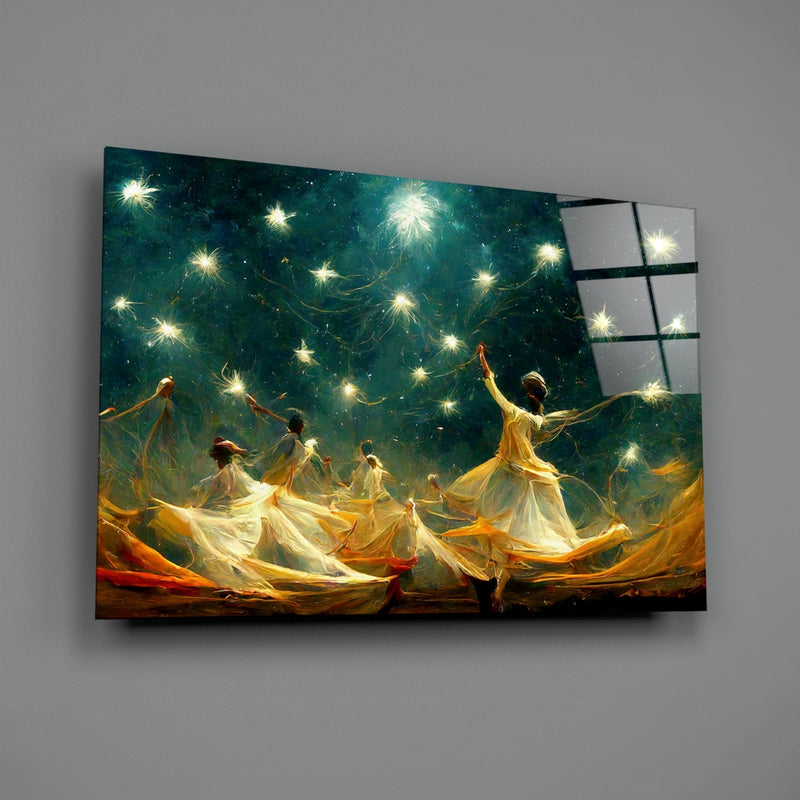 Mysticism Glass Wall Art  || Designer Collection