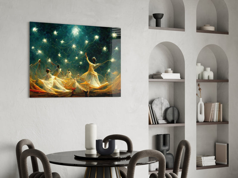 Mysticism Glass Wall Art  || Designer Collection