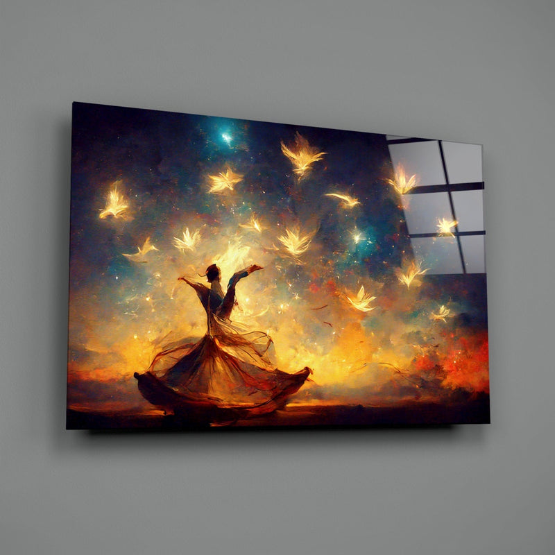 Mysticism Glass Wall Art  || Designer Collection