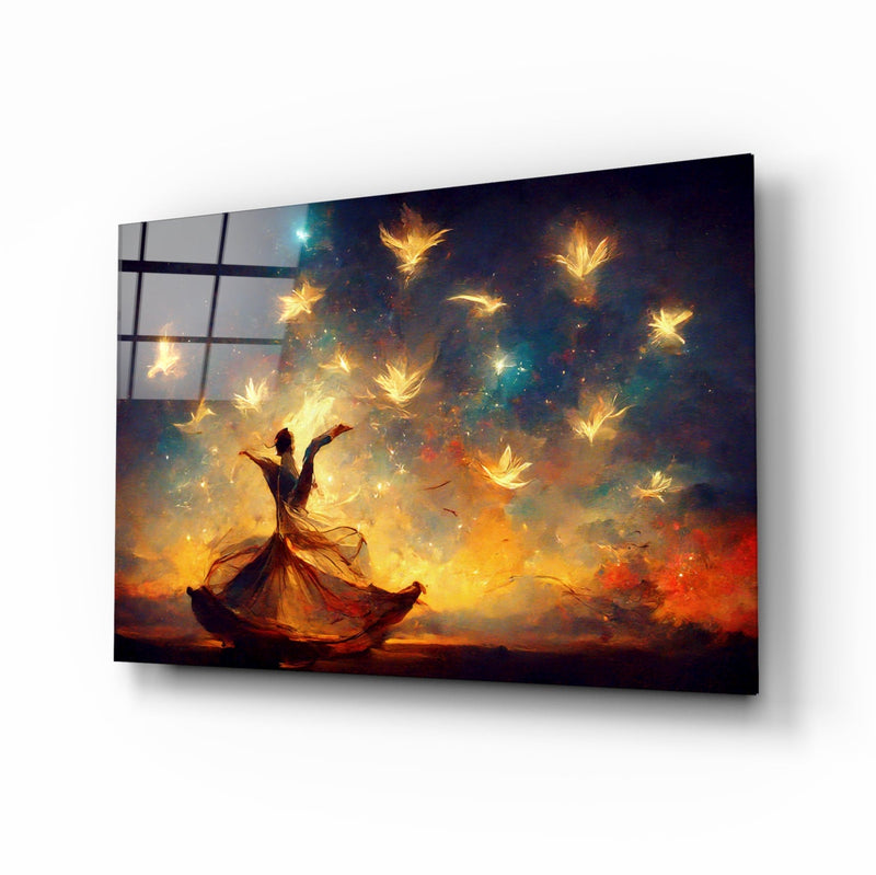 Mysticism Glass Wall Art  || Designer Collection