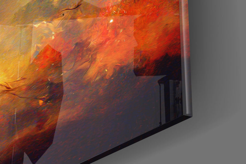 Mysticism Glass Wall Art  || Designer Collection