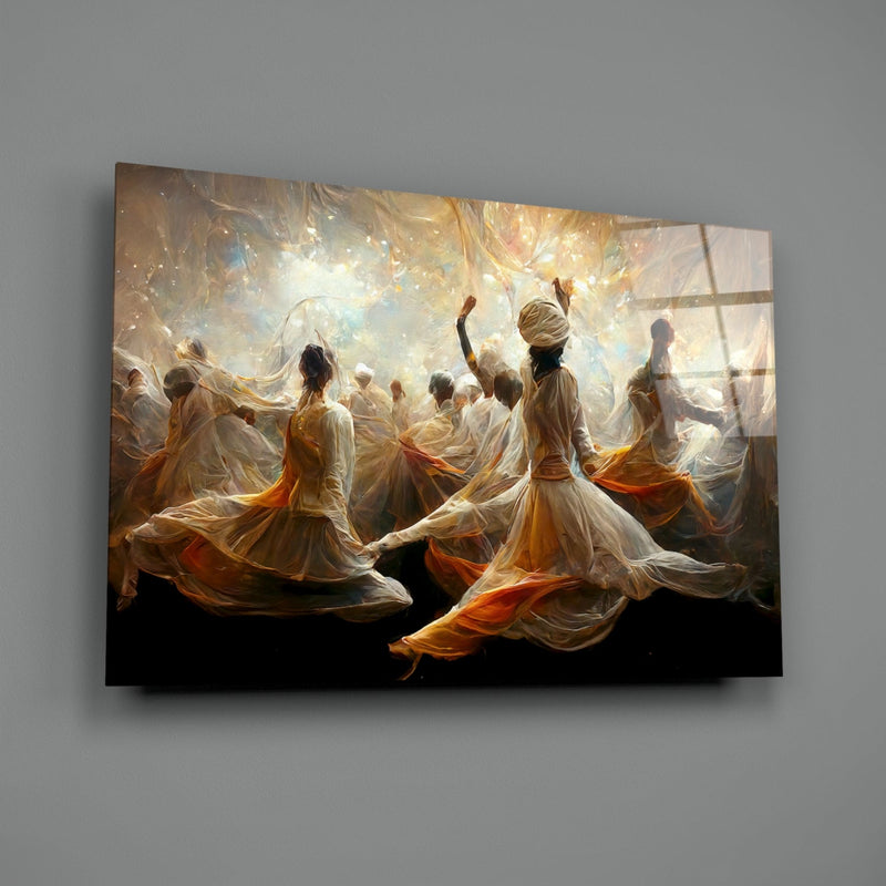 Mysticism Glass Wall Art  || Designer Collection