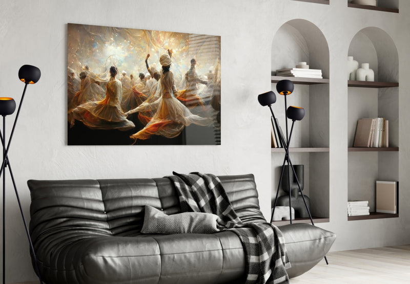 Mysticism Glass Wall Art  || Designer Collection