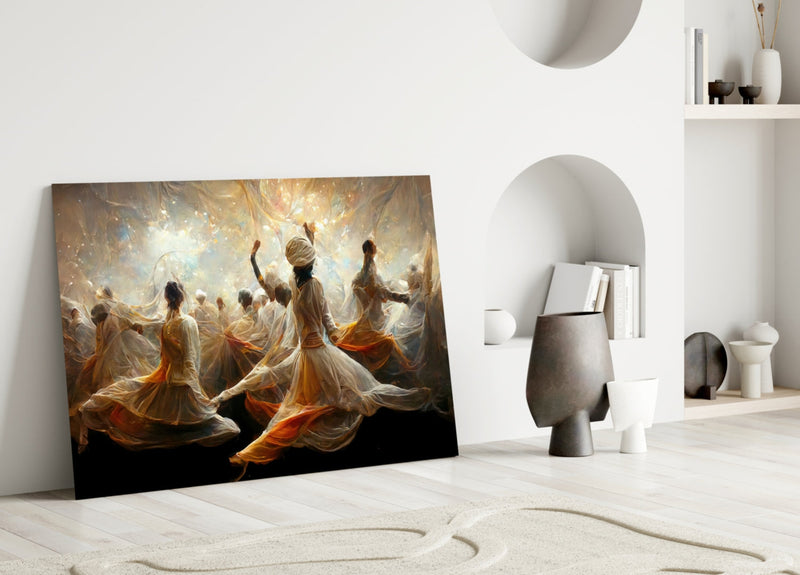 Mysticism Glass Wall Art  || Designer Collection