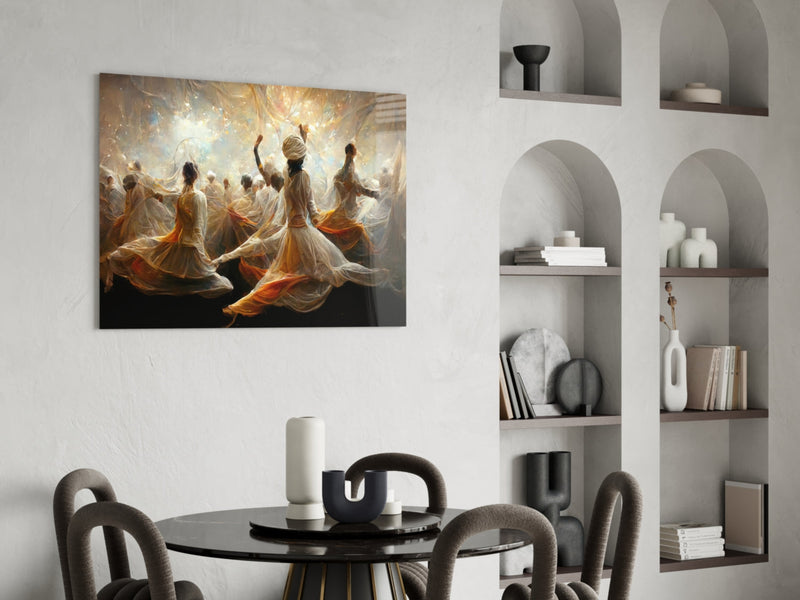 Mysticism Glass Wall Art  || Designer Collection