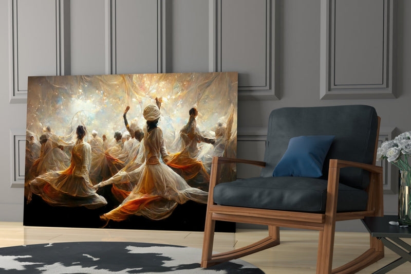 Mysticism Glass Wall Art  || Designer Collection