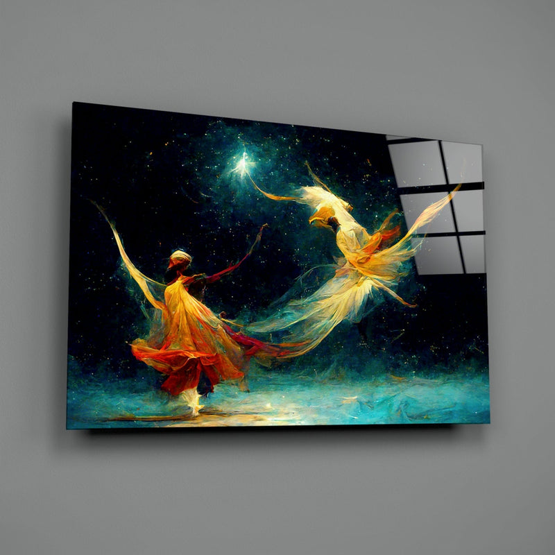 Mysticism Glass Wall Art  || Designer Collection
