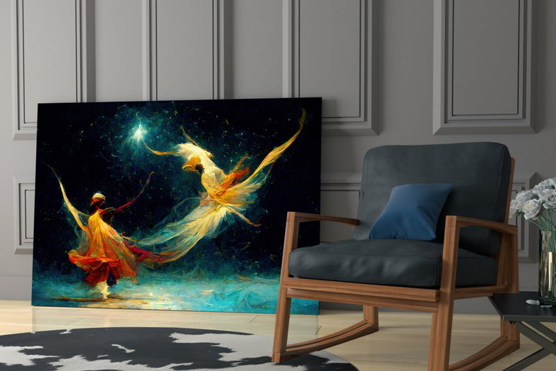 Mysticism Glass Wall Art  || Designer Collection