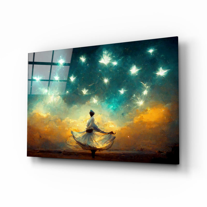 Mysticism Glass Wall Art  || Designer Collection