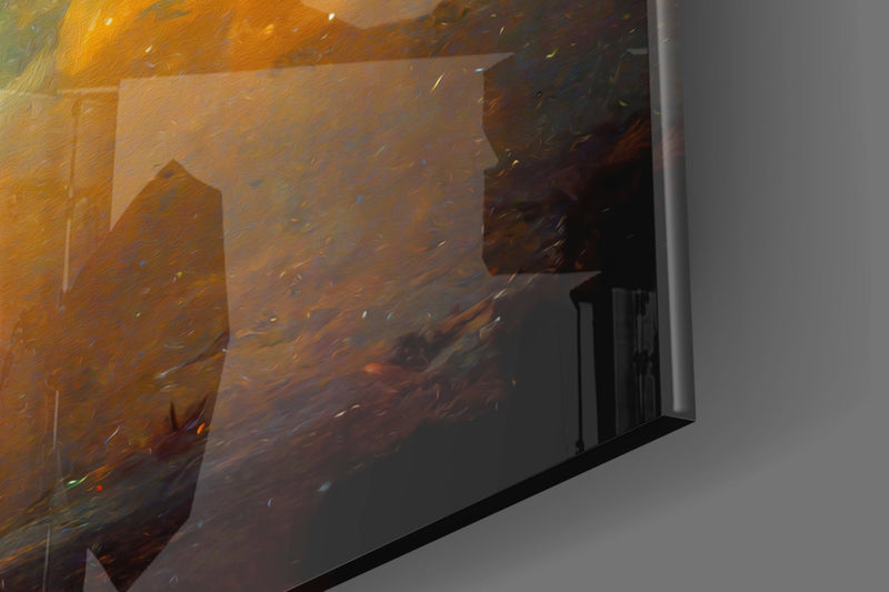 Mysticism Glass Wall Art  || Designer Collection