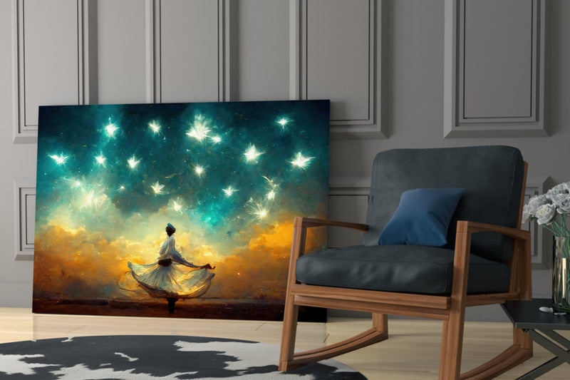 Mysticism Glass Wall Art  || Designer Collection