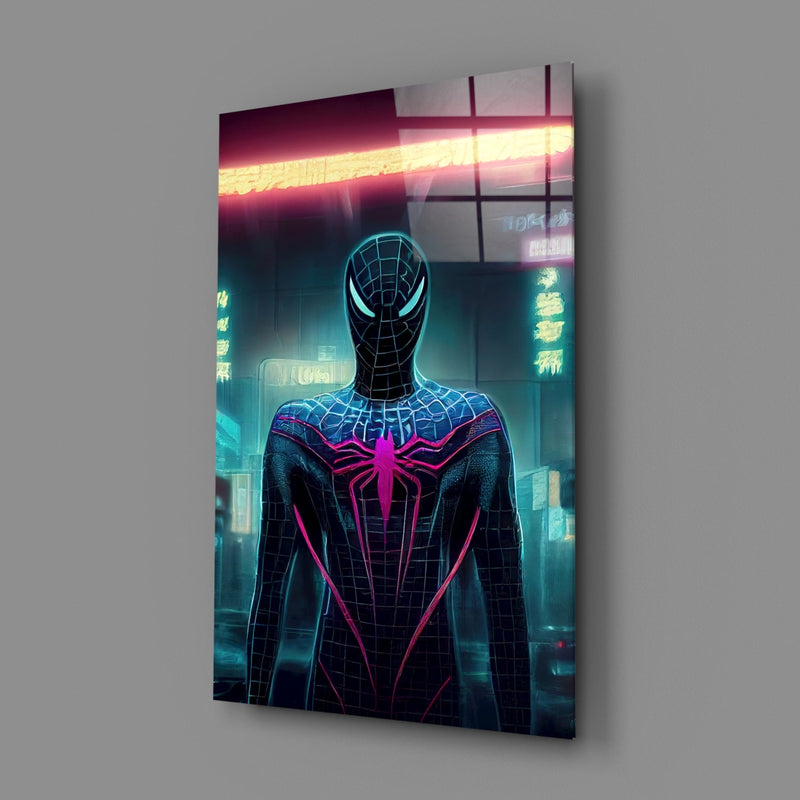 Spider Glass Wall Art  || Designer Collection