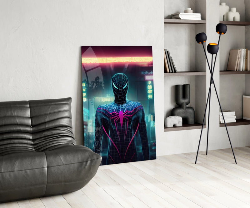 Spider Glass Wall Art  || Designer Collection