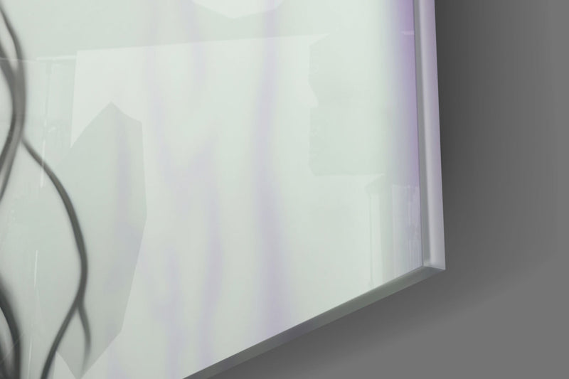 Girl with a Tattoo Glass Wall Art  || Designer Collection