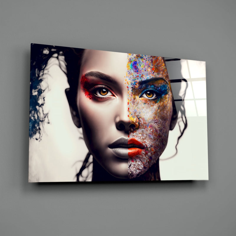 From Cartoon to Reality Glass Wall Art  || Designer Collection