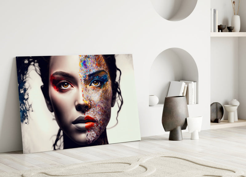 From Cartoon to Reality Glass Wall Art  || Designer Collection