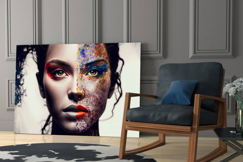 From Cartoon to Reality Glass Wall Art  || Designer Collection