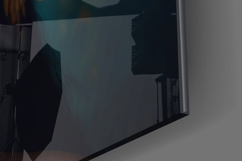 Beauty of the Clan Glass Wall Art  || Designer Collection