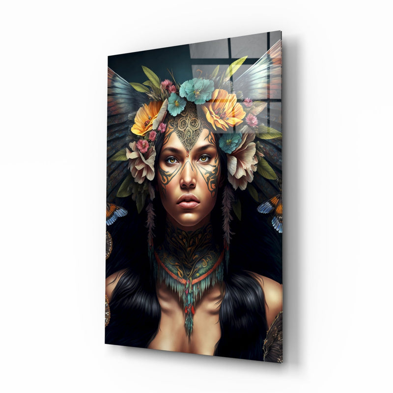 Warrior Beautiful Glass Wall Art  || Designers Collection
