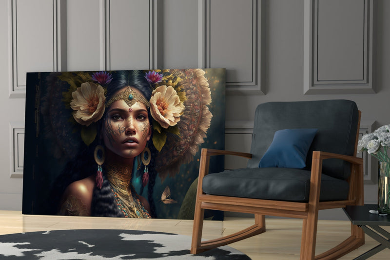 Flower Master Glass Wall Art  || Designer Collection