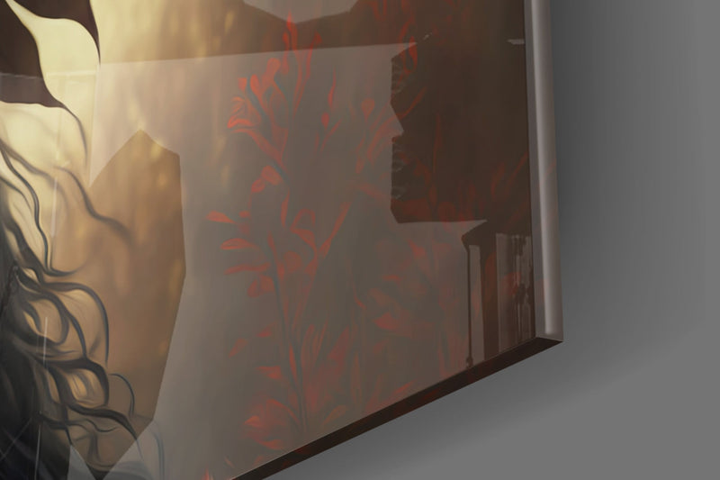 Beauty of the Clan Glass Wall Art  || Designer Collection