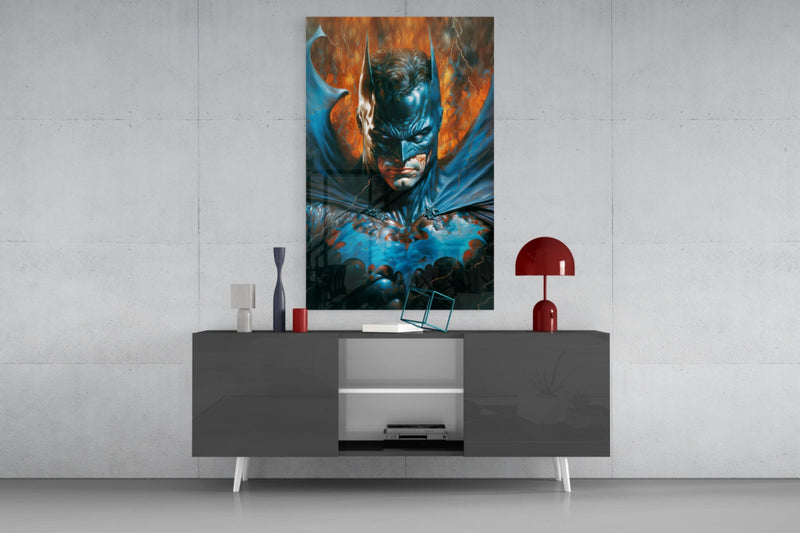 Bloody Batman Glass Wall Art  || Designer Collection