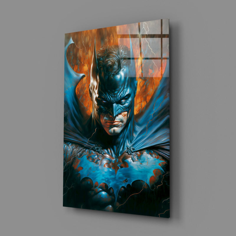 Bloody Batman Glass Wall Art  || Designer Collection