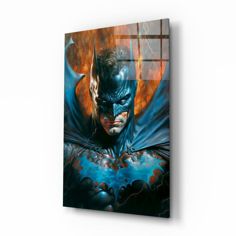 Bloody Batman Glass Wall Art  || Designer Collection