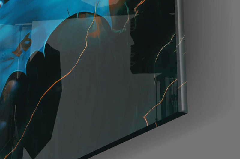 Bloody Batman Glass Wall Art  || Designer Collection