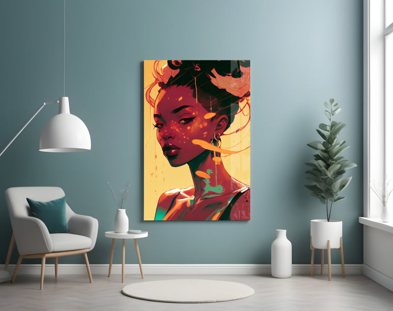 Schuh Glance Glass Wall Art  || Designer Collection