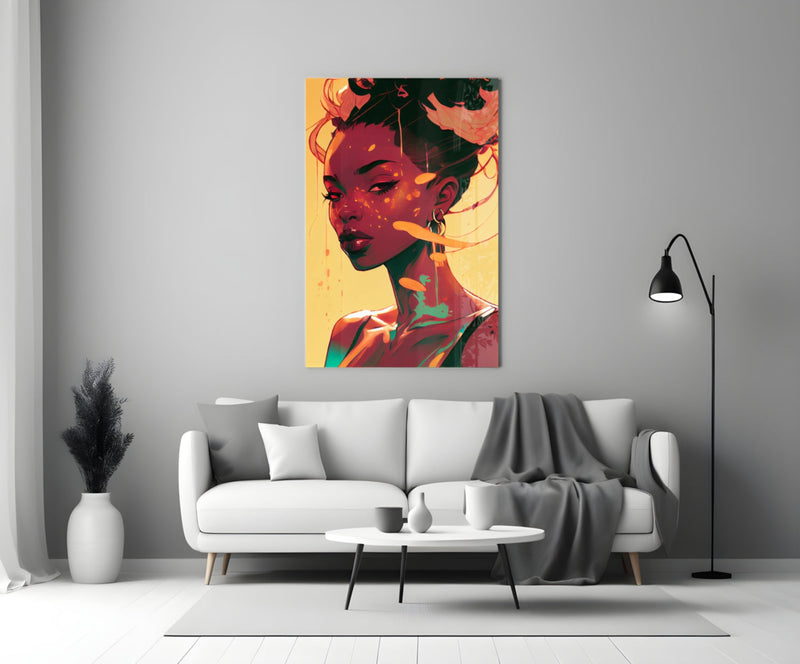 Schuh Glance Glass Wall Art  || Designer Collection