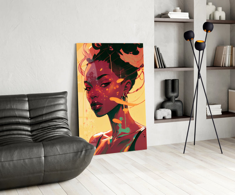 Schuh Glance Glass Wall Art  || Designer Collection