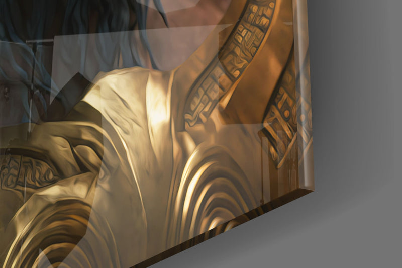 Ape King Glass Wall Art  || Designer Collection