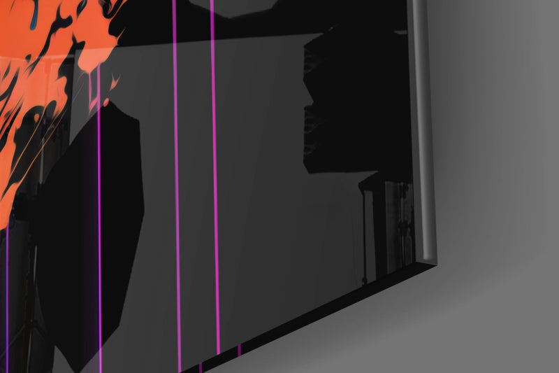 Rebel Beauty Glass Wall Art  || Designer Collection