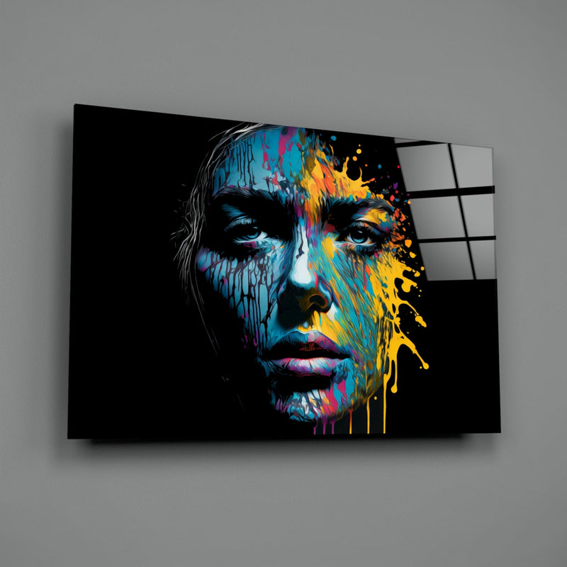 Beautiful Splash Glass Wall Art  || Designer Collection