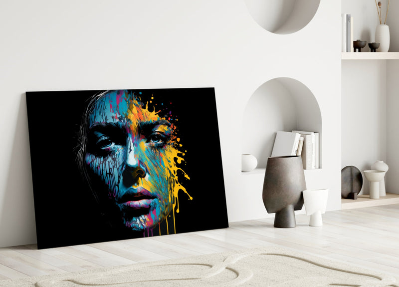 Beautiful Splash Glass Wall Art  || Designer Collection