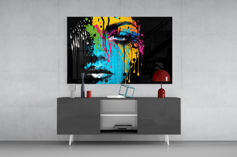 Melting Beauty Glass Wall Art  || Designer Collection