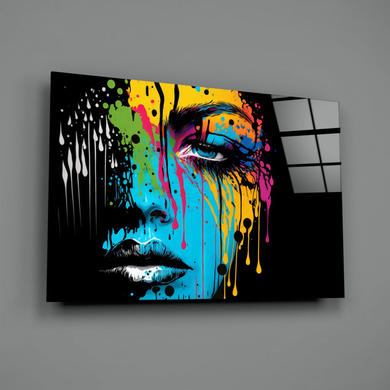Melting Beauty Glass Wall Art  || Designer Collection